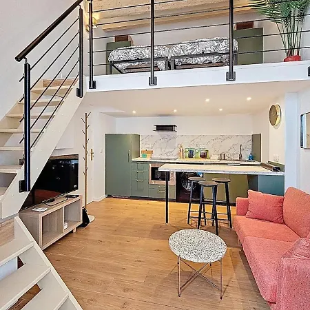 Apartman Duplex Renovated In 2026 With 2 Single Beds Cannes