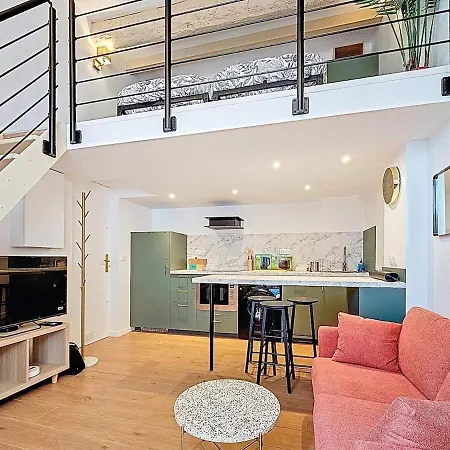 Apartman Duplex Renovated In 2026 With 2 Single Beds Cannes